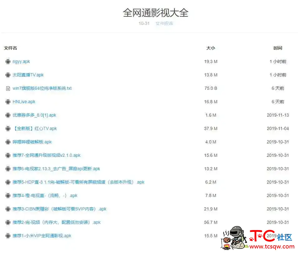 全网通影视大全刚刚某宝买的 TV视频软件 TC辅助网www.tcsq1.com5237