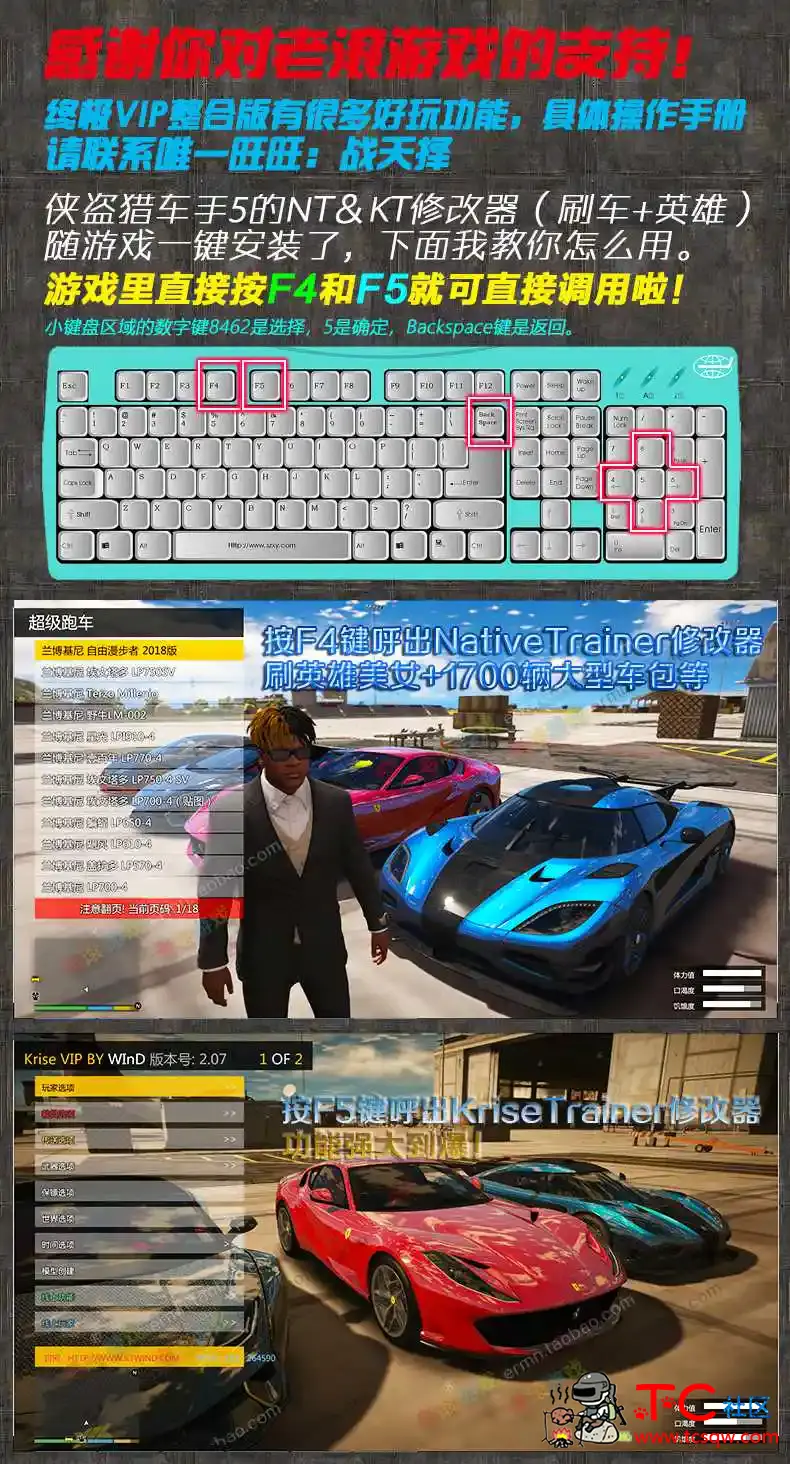 GTA5 VIP终极版 TC辅助网www.tcsq1.com7919