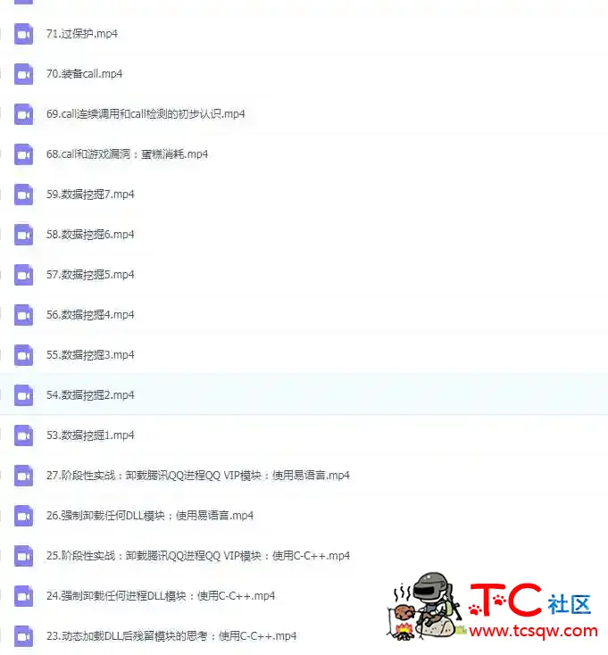 游戏逆向教程，有看中的的就上吧 TC辅助网www.tcsq1.com6722