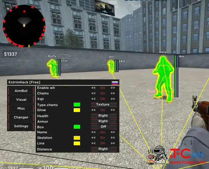 CSGO辅助ExtrimHack-合法机器人透视 换肤免费 TC辅助网www.tcsq1.com5200