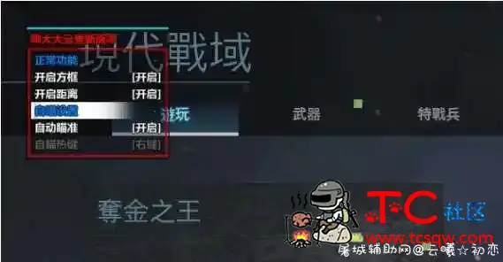 使命召唤战区辅助 COD16鸭大大双版本破解 TC辅助网www.tcsq1.com3886