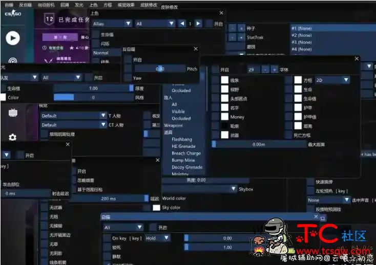 CSGO毕加索OS汉化6.0不支持B55E B-2,鏂癇,缁寸敓绱燽,B鏃,b d,TC辅助网www.tcsq1.com7163