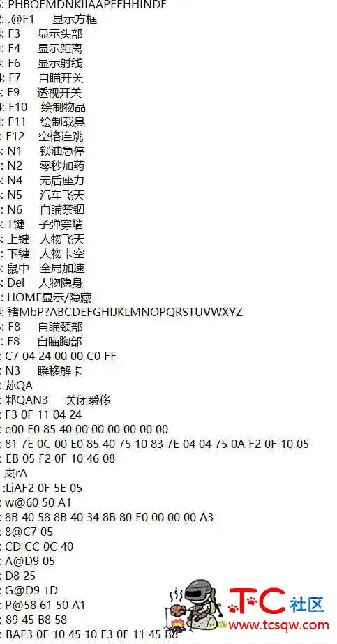 荒野行动某论坛法♂拉♂利♂提取成品 TC辅助网www.tcsq1.com2124