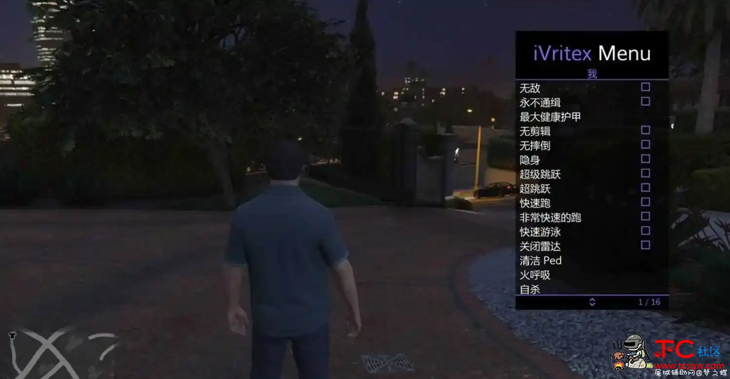 GTA5辅助iVritexMenu1.2[中文] TC辅助网www.tcsq1.com8594