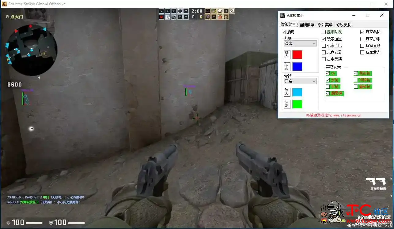 CsGo北极星外部-透视自瞄自动压枪假延迟【可直播】 v6.6.0 TC辅助网www.tcsq1.com8073