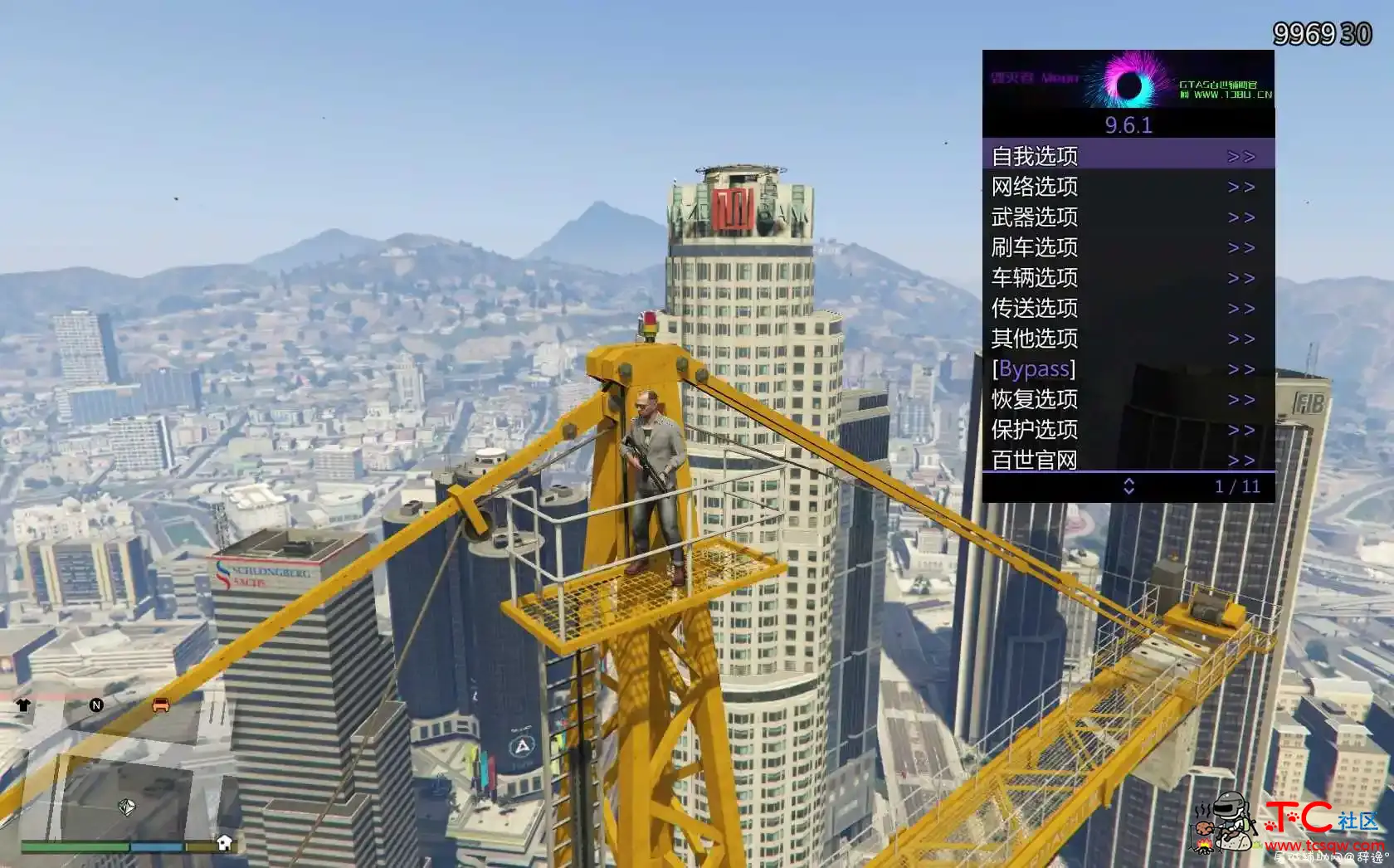 【最新】GTA5百世辅助-毁灭者 1.0--全网首更新免费内置菜单 TC辅助网www.tcsq1.com5569