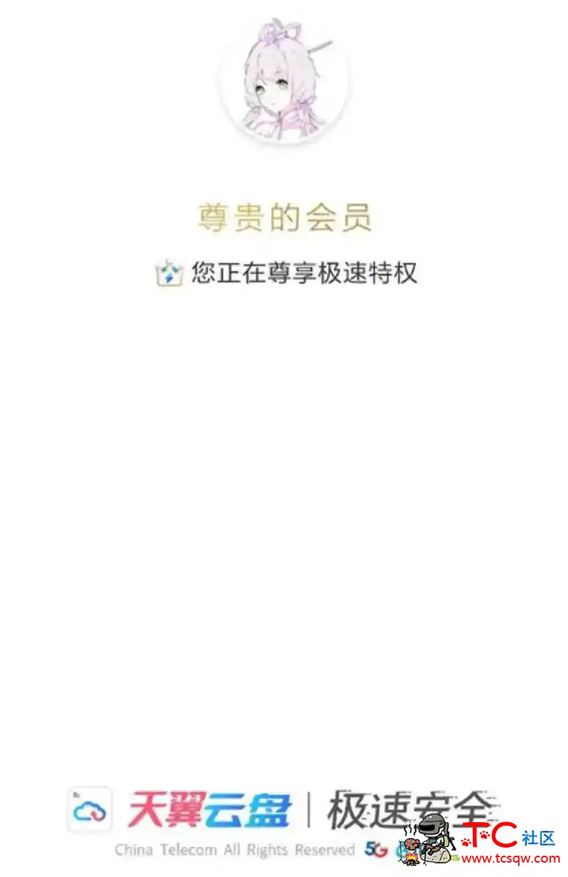 天翼云盘 v8.8.4解锁VIP铂金会员 去掉更新检测 TC辅助网www.tcsq1.com8779