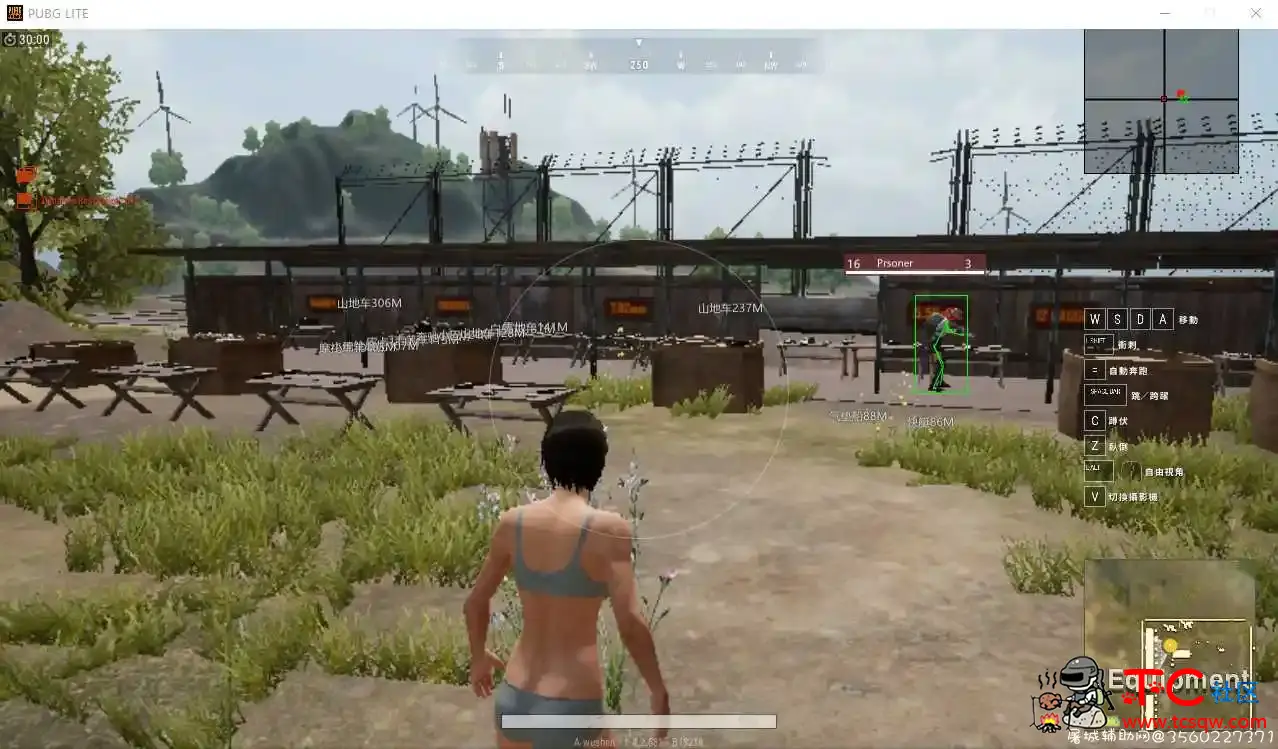 PUBG LITE最新版武神新绘制 TC辅助网www.tcsq1.com3514