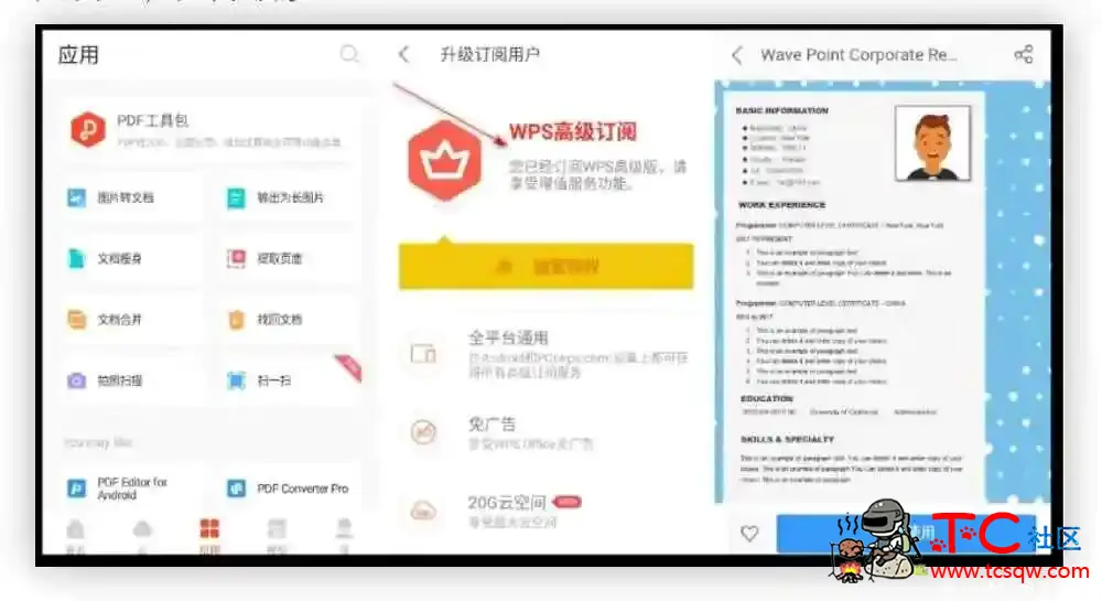 WPSv12.8.3[解锁高级版]破解vip TC辅助网www.tcsq1.com8926