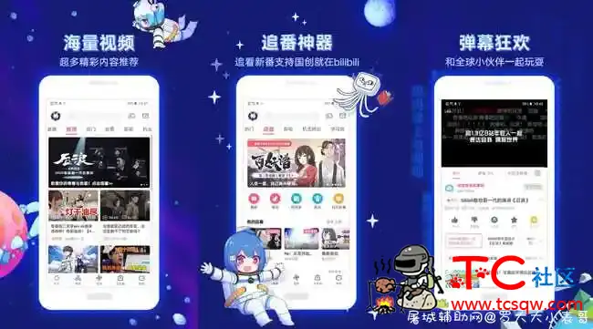 哔哩哔哩V3.0.2谷歌版 无需会员/极致体验 TC辅助网www.tcsq1.com4990