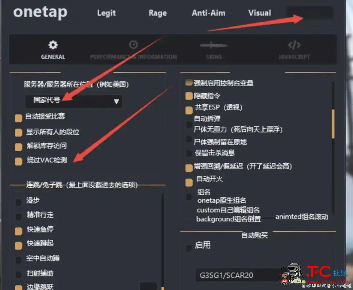 CSGO OTC3安装参数图片教程附带注入器-演技+暴力参数 TC辅助网www.tcsq1.com5733