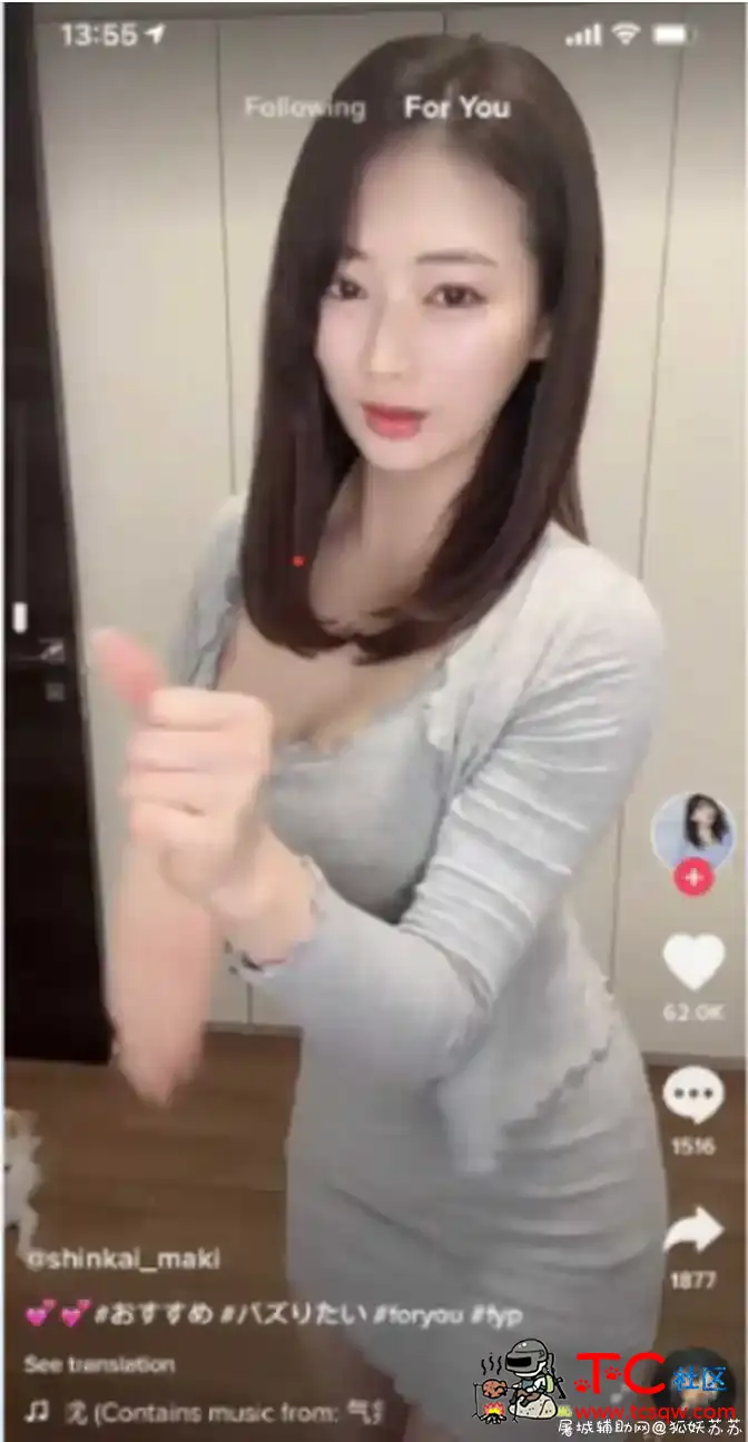 ios 未越狱版解锁Tik Tok(国际版抖音)限制 看外国小姐姐 TC辅助网www.tcsq1.com3382