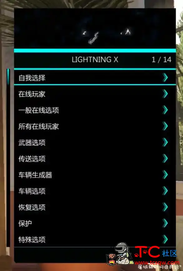 GTA5_LIGHTNING X线上辅助中文/动态菜单/防护 TC辅助网www.tcsq1.com3752