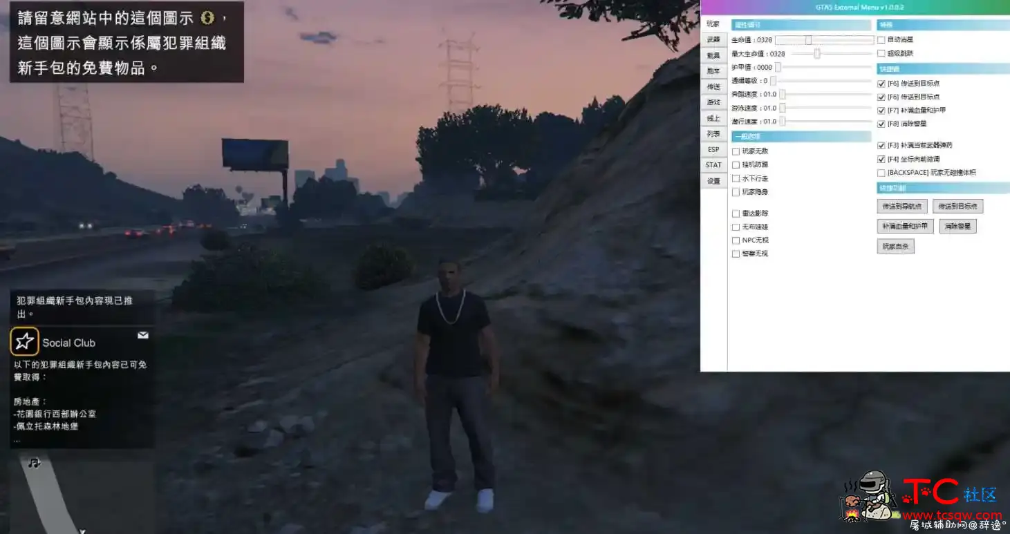 GTA5小助手新版外置菜单辅助 TC辅助网www.tcsq1.com2420