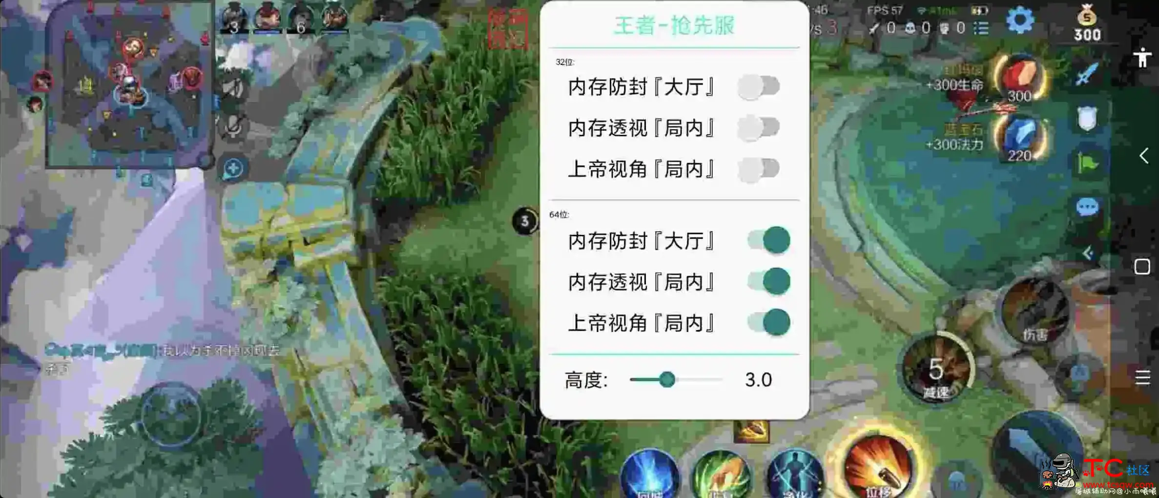 王者S25赛季防封全局内透+自定义上帝视角 TC辅助网www.tcsq1.com6254