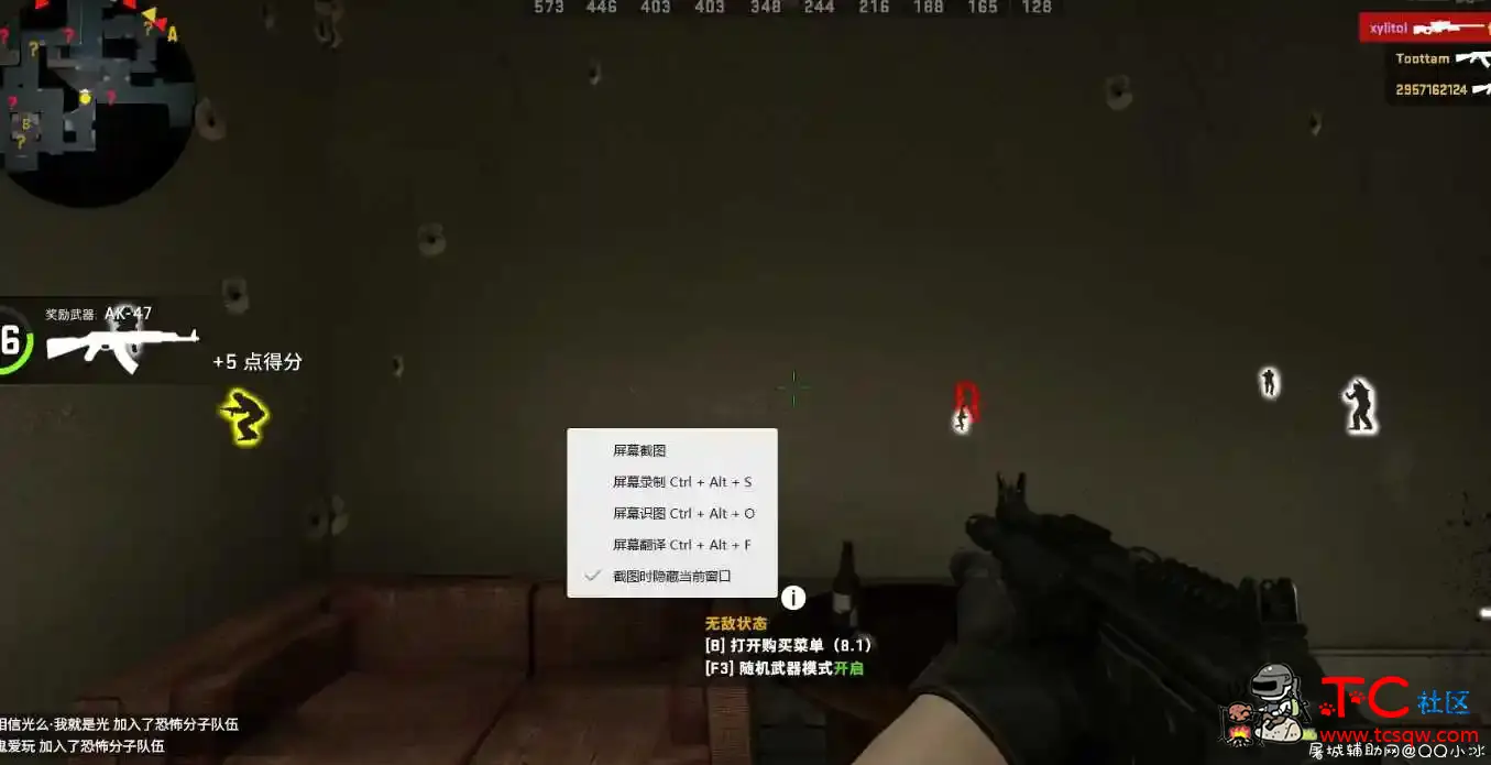 CSGO WALLHACK 单版人物发光透视V10.3免费版 TC辅助网www.tcsq1.com2601