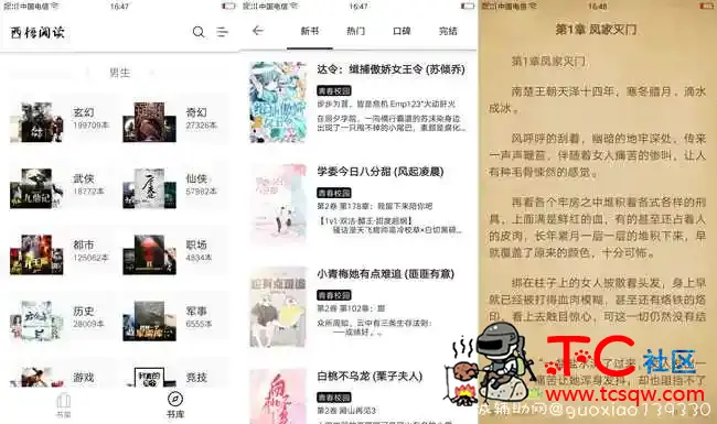 西梅阅读V1009全网小说任性看 TC辅助网www.tcsq1.com1055