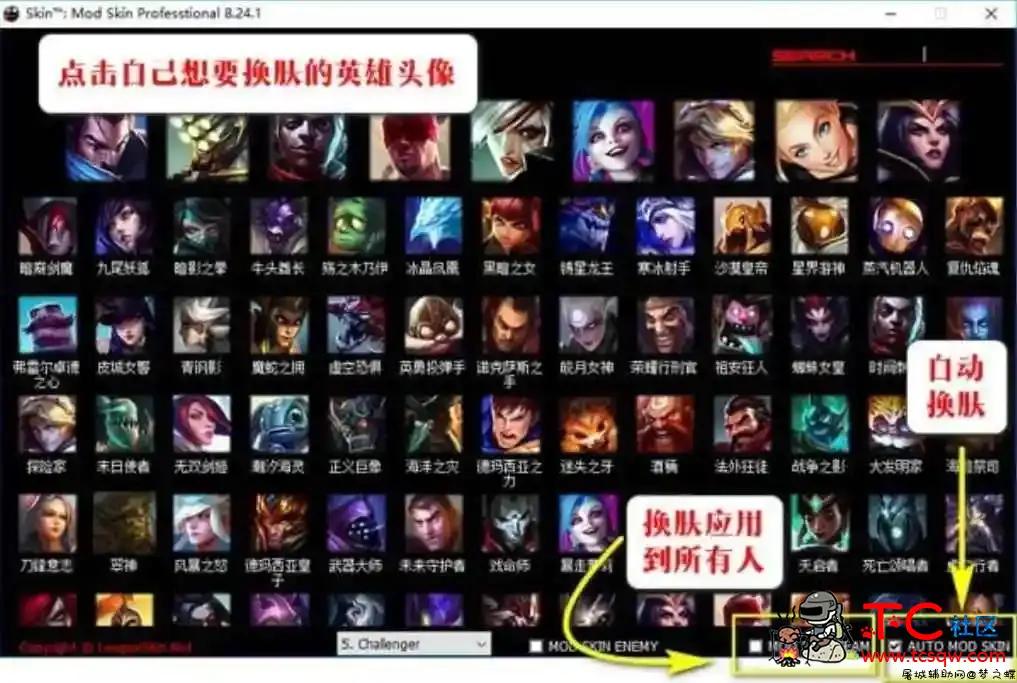 LOLPro老外换肤助手v12.2 TC辅助网www.tcsq1.com989