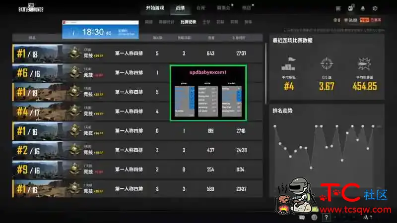 PUBG绝地求生·Updbabyexcam1多功能助手破解版「2022.2.5」 TC辅助网www.tcsq1.com2304