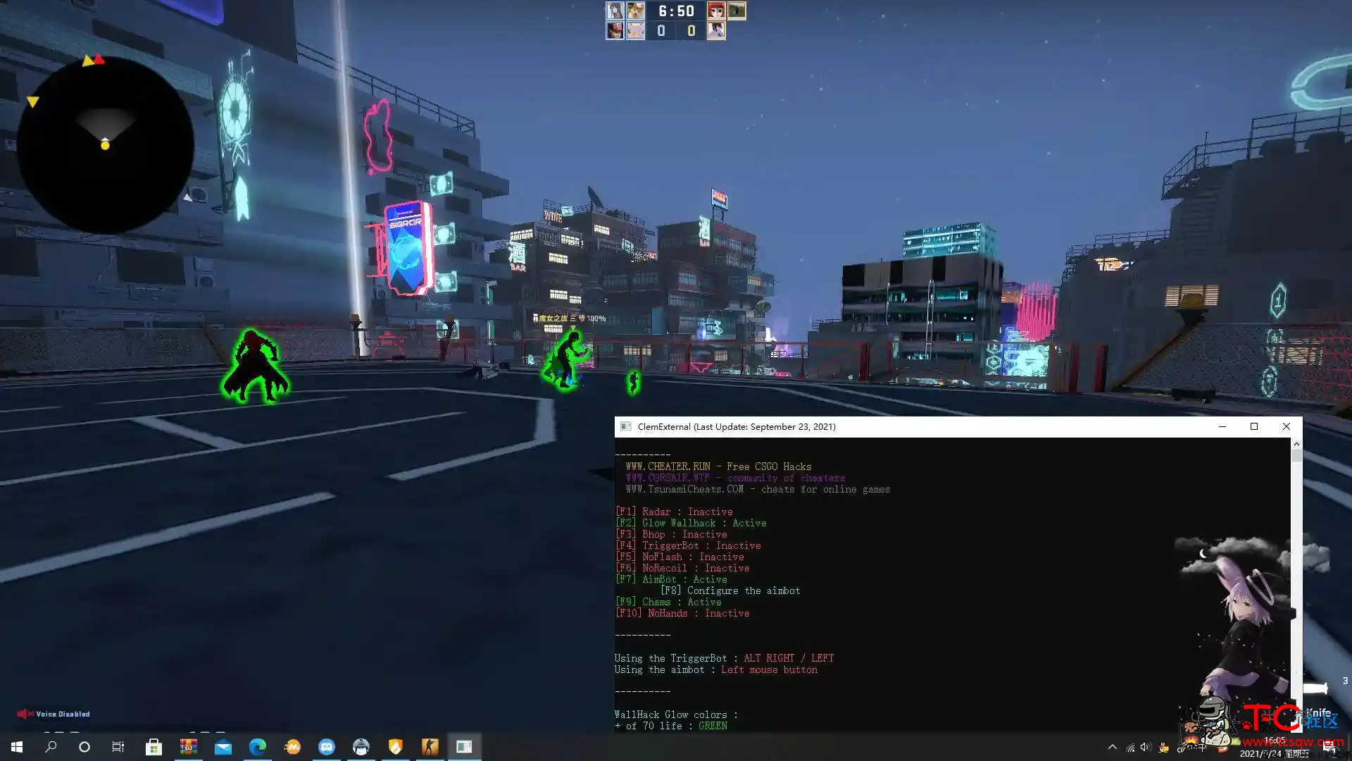 CSGO ClemExternal演技功能齐全防止VAC稳定 TC辅助网www.tcsq1.com503