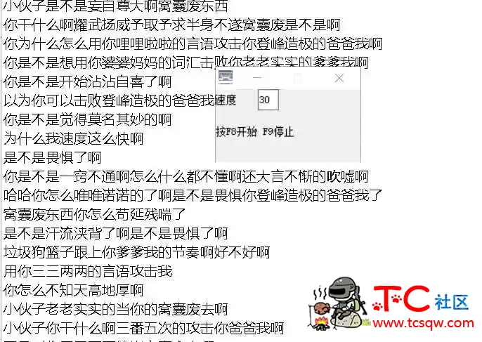 DH扣字机一秒99喷人工具 TC辅助网www.tcsq1.com3858