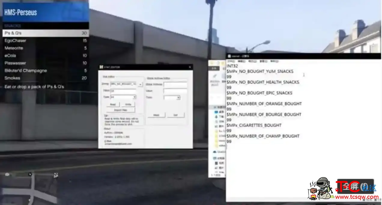 GTA5 STAT_EDITOR 编辑器v2.3类似Heist_Editor TC辅助网www.tcsq1.com8547