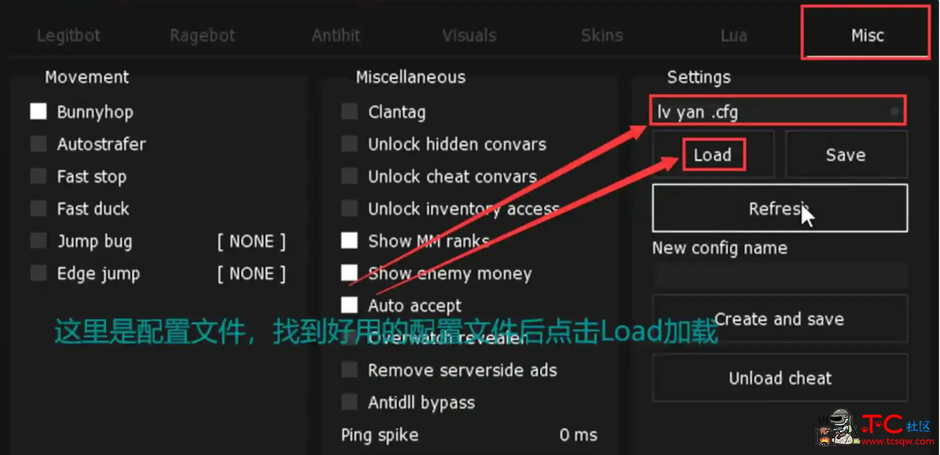 CSGO小鸟游透视自瞄多功能作弊辅助+配置v0.4 TC辅助网www.tcsq1.com4201