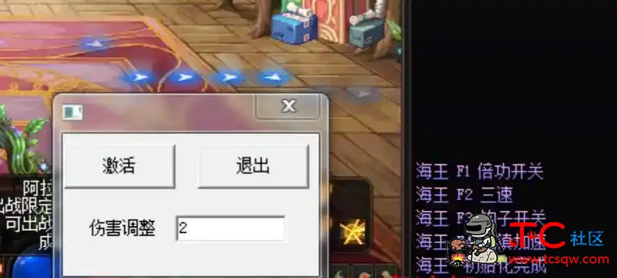 DNF海王9.30破解版多功能辅助 TC辅助网www.tcsq1.com2957