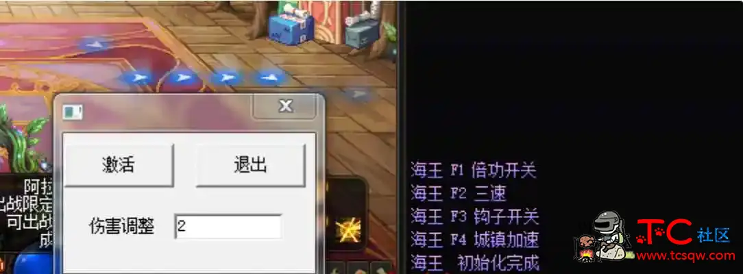 DNF海王10.9破解版多功能辅助 TC辅助网www.tcsq1.com7258