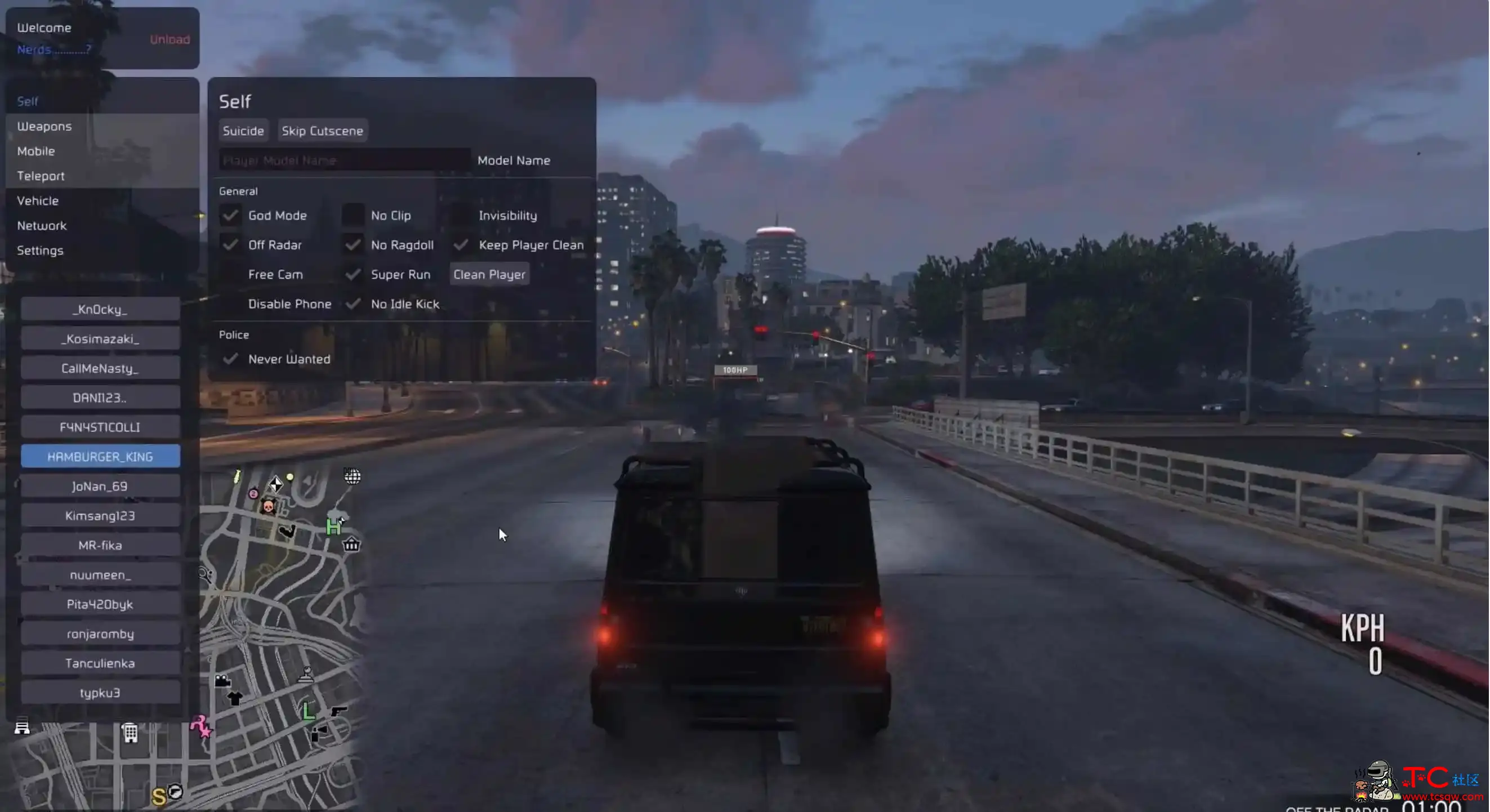 GTA5[1.64]YimMenu 多功能作弊辅助 TC辅助网www.tcsq1.com3403