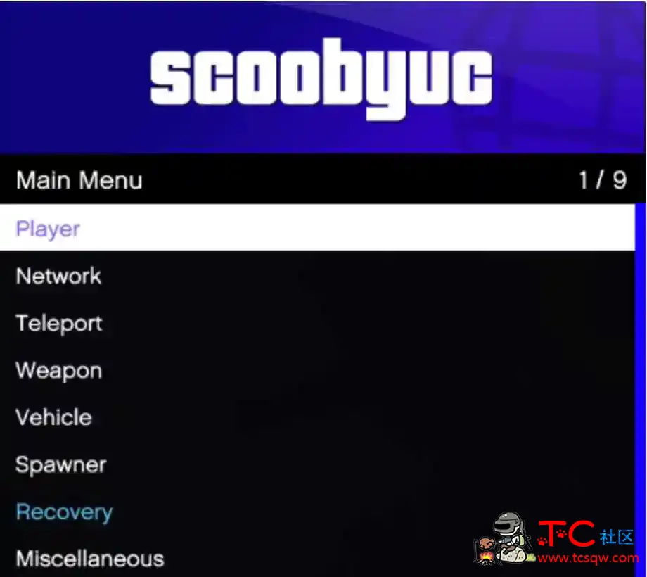 GTA5 1.64 ScoobyUC 多功能作弊辅助v1.02 TC辅助网www.tcsq1.com9197