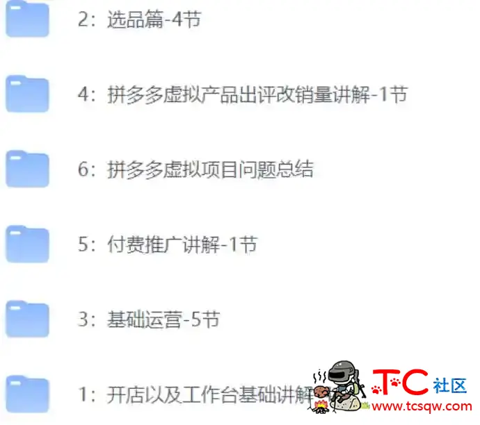 拼多多开店虚拟变现项目 入门到精通 TC辅助网www.tcsq1.com9078