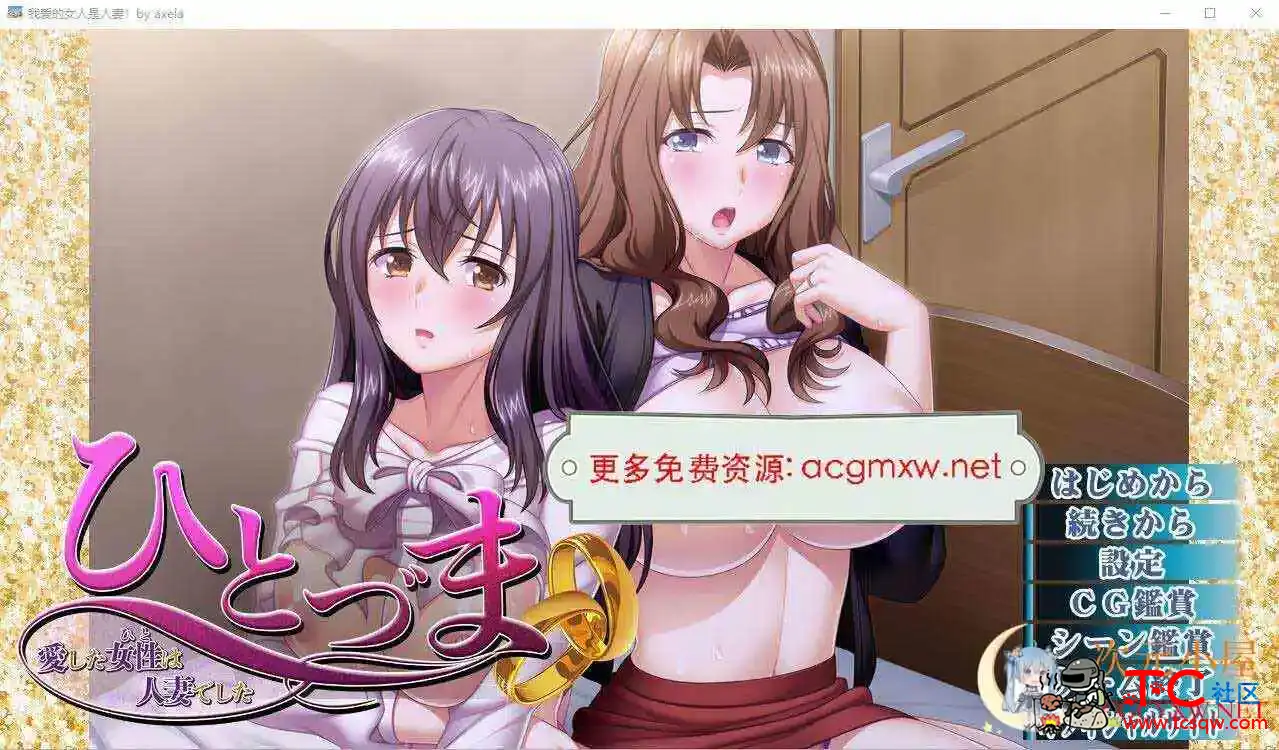 [ADV/汉化]我爱的女人是人妻～AI汉化版[1.4G] TC辅助网www.tcsq1.com1596