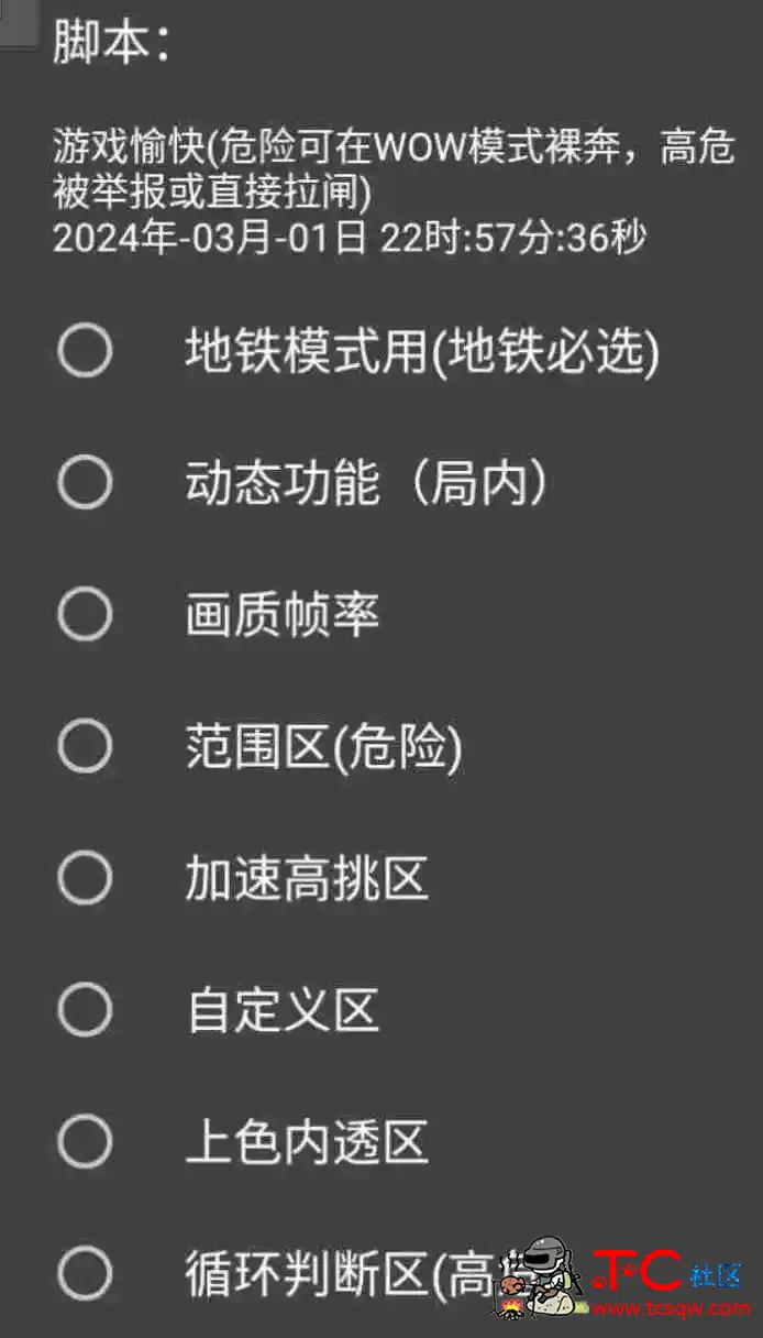 PUBG国际服全防和功能 TC辅助网www.tcsq1.com7133