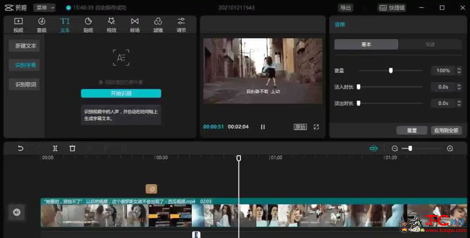 剪映电脑版v6.0.1VIP专业版 TC辅助网www.tcsq1.com2141