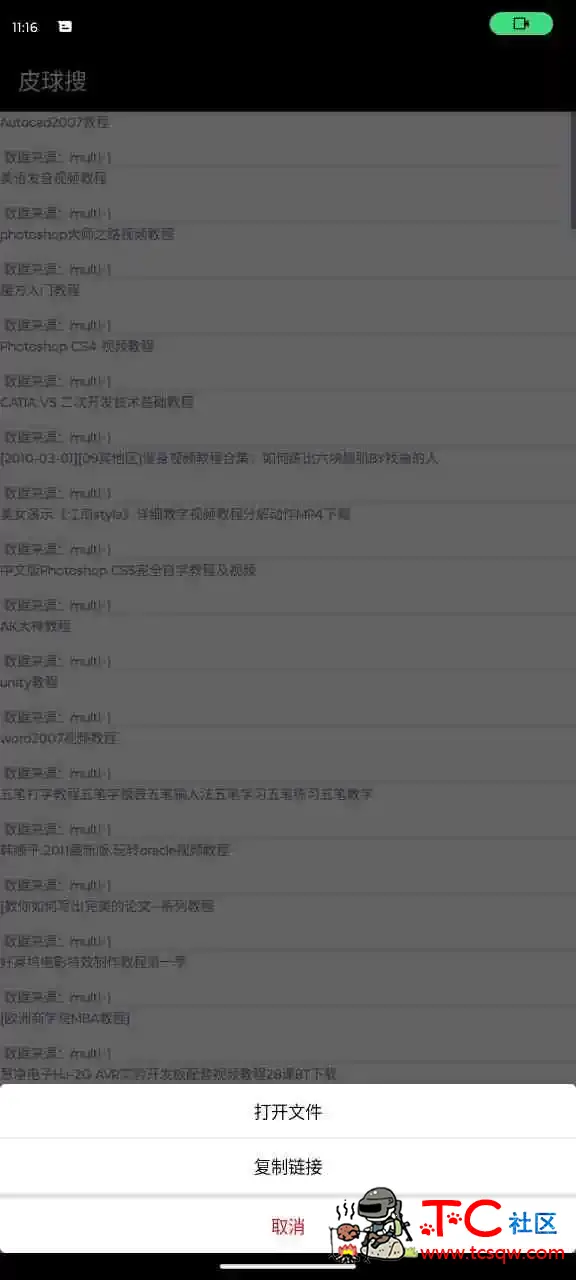 皮球搜 V1.0.0号称最强磁力搜索软件完全免费无需权限无广告无限制 TC辅助网www.tcsq1.com2683