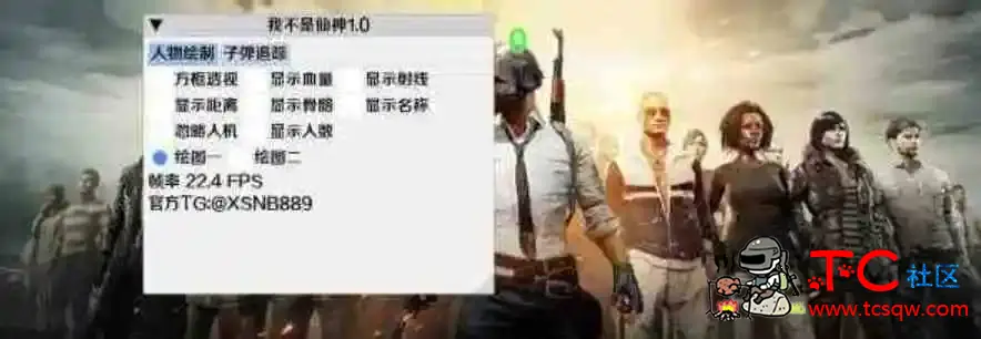 仙神PUBG国体公益直装3.6.3新版本 TC辅助网www.tcsq1.com629