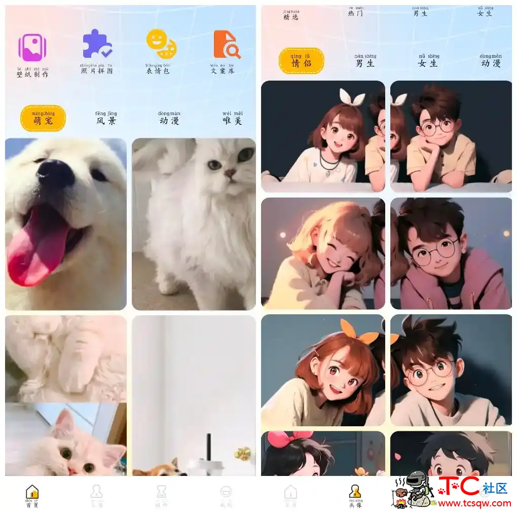 趣美壁纸大全v1.1去广告版 一款手机壁纸大全 TC辅助网www.tcsq1.com6465