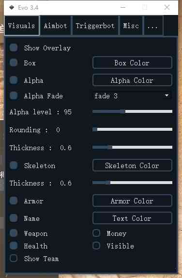 CS2-EVO v3.4自喵透視自动扳机 TC辅助网www.tcsq1.com6932