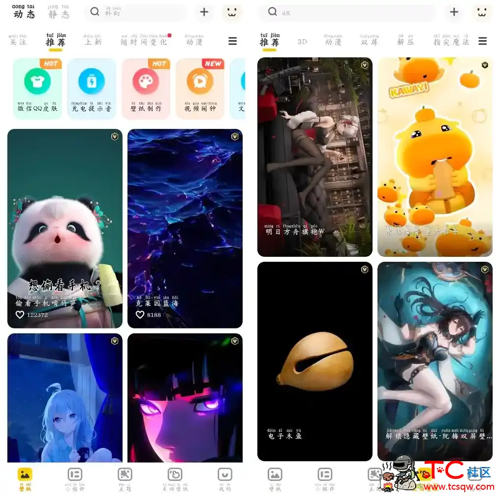 元气桌面壁纸v3.56.4355会员版  一款桌面美化神器 TC辅助网www.tcsq1.com3498