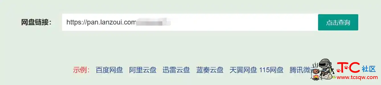 十大网盘链接密码免费查询工具 TC辅助网www.tcsq1.com6007