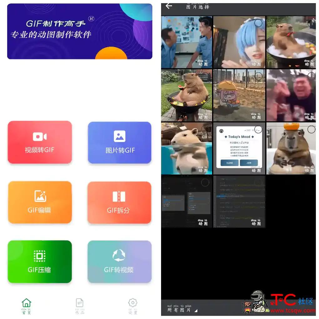 GIF制作高手v1.1.2去广告版  GIF制作助手 TC辅助网www.tcsq1.com9318
