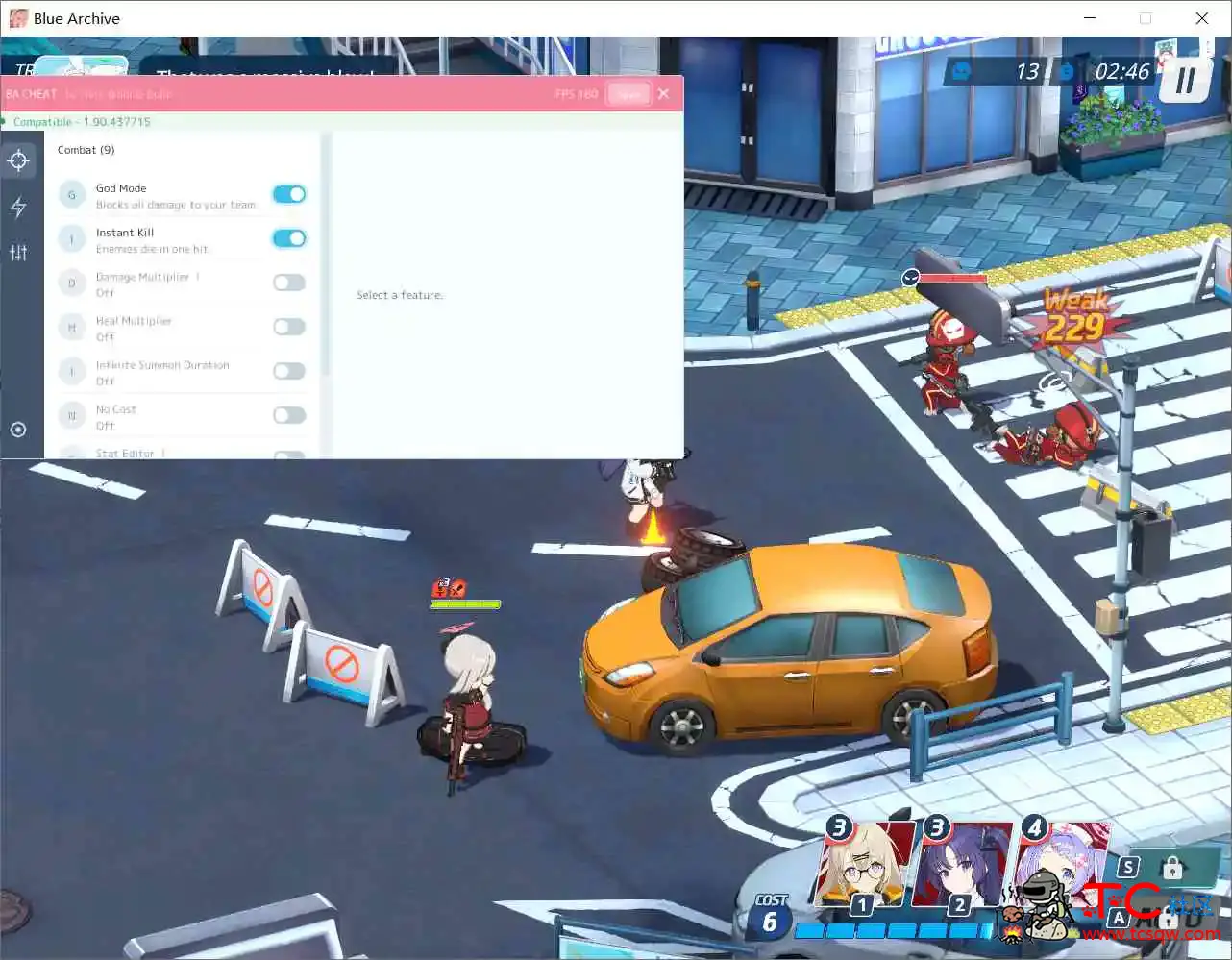 蔚蓝档案-Kei多功能辅助0.1.4仅Steam TC辅助网www.tcsq1.com6783