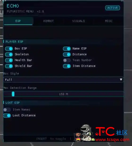 Apex-Echo辅助科幻风格菜单源码 TC辅助网www.tcsq1.com7752